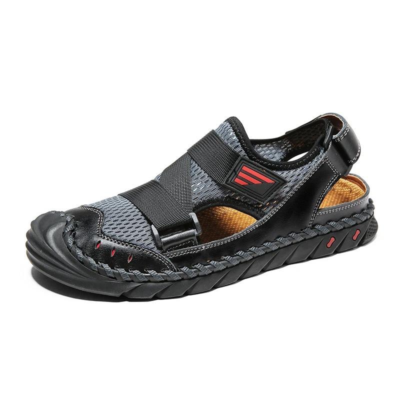 Men Leather Sports Canyoning Waterproof Sandals - Image 3