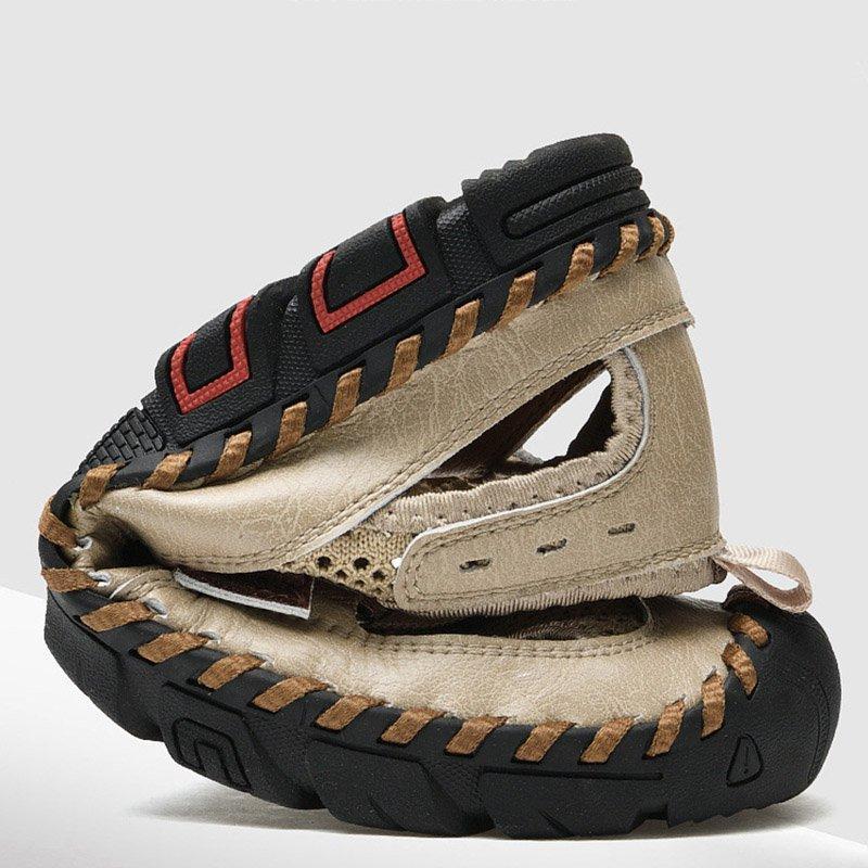 Men's Outdoor Wading Beach Shoes Mesh Non-slip Hole Sandals - Image 5