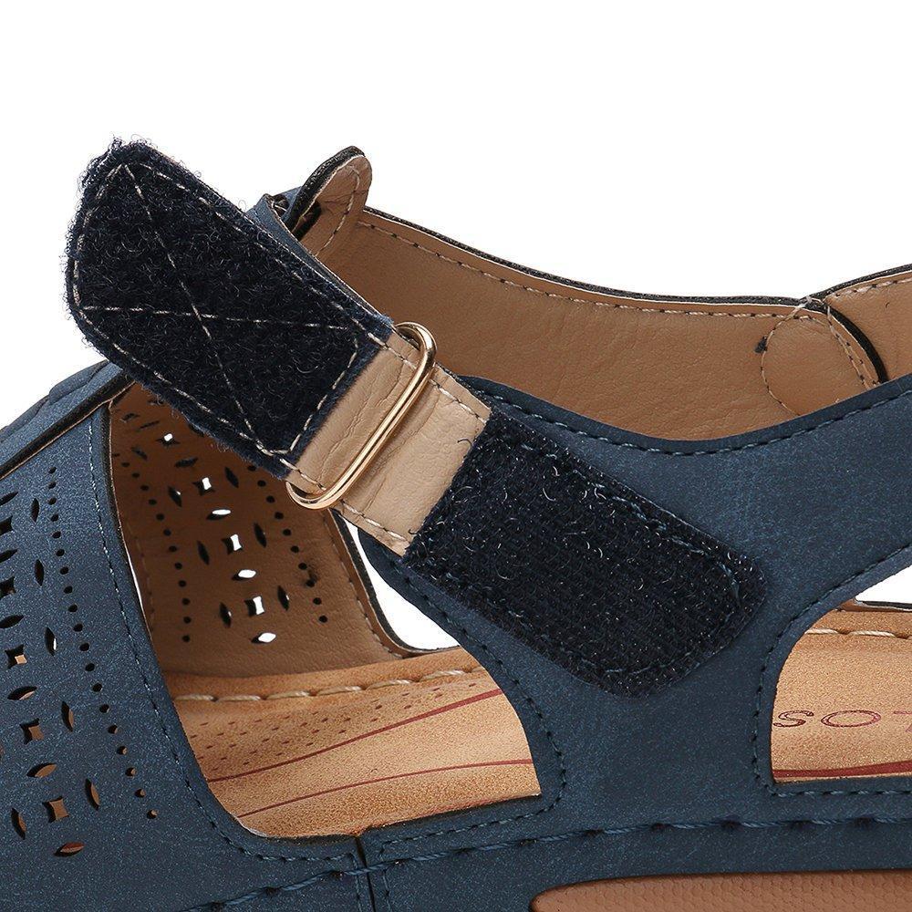 Women's Sandals Round Toe Wedge Sandals - Image 11