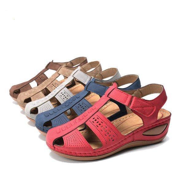 Women's Sandals Round Toe Wedge Sandals - Image 12