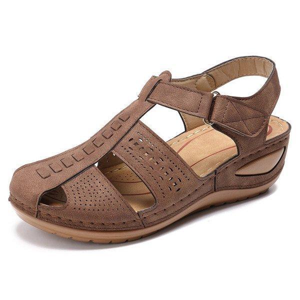 Women's Sandals Round Toe Wedge Sandals - Image 3