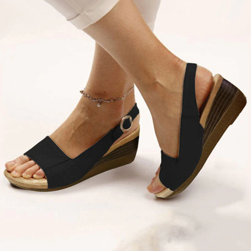 Dotmalls Women's Elegant Low Chunky Heel Comfy Sandals - Image 3