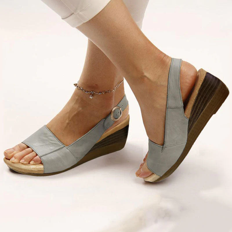 Dotmalls Women's Elegant Low Chunky Heel Comfy Sandals - Image 5